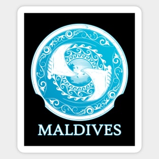 Giant Manta Ray Maldives Diving Sticker